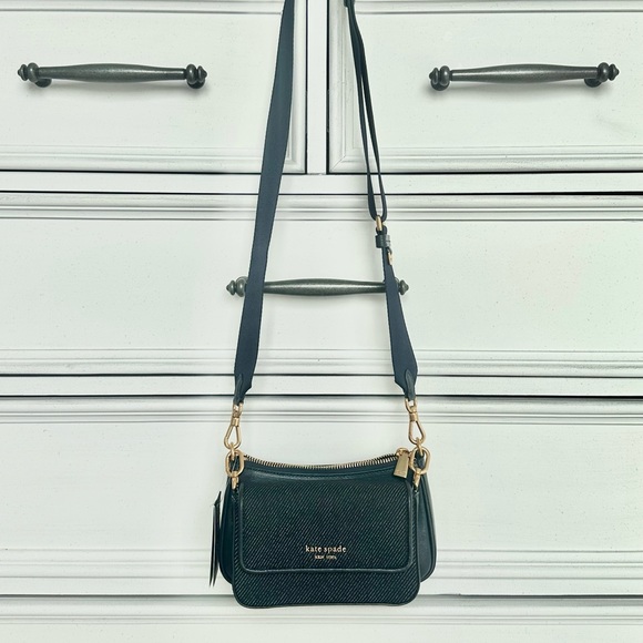 Kate Spade Morgan Denim Double Up Crossbody - Picture 7 of 9